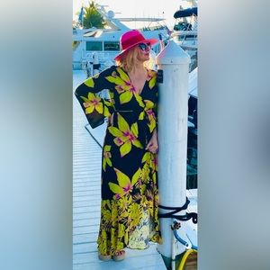Maaji kimono , swim suit cover up in Medium , NWT